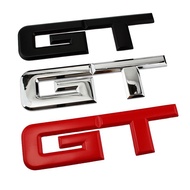 1  metal GT emblem Ford Mustang GT Car Logo Side Emblem GT Rear Emblem Modified Mustang 2.3T Rear Ta