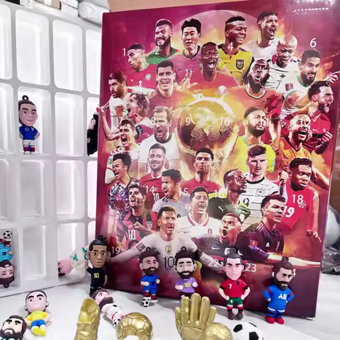 Soccer 24 Days Advent Calendar Football Star Christmas Advent Calendar Xmas Countdown Calendar Surpr
