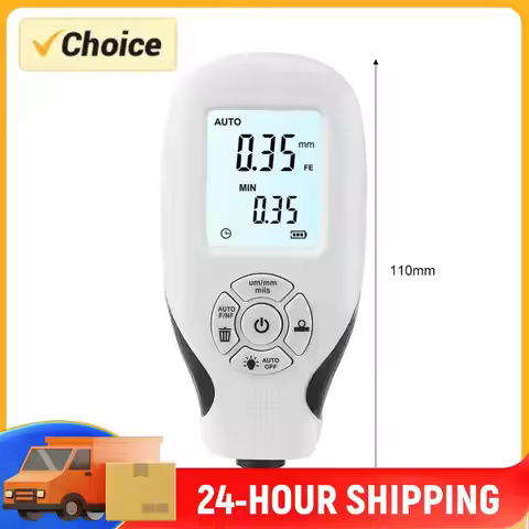 HW-300 Ultrasonic Film Mini Car Coating Measuring Digital Coating Thickness Gauge High Precision Aut