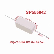 Resistor 5W 1K5 Pack of 10
