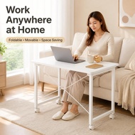 Space Saving Foldable Desk Compact Portable Table for Small HDB BTO Bedroom WFH