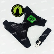 BERKUALITAS SEMPATI Rompi Kucing Harness + Tali Tuntun Rompi Baju Kucing Anjing Murah Cat Dog Leash