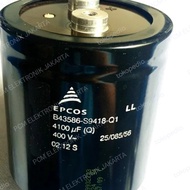 elco elko epcos 4100uf 4100 uf 400v 400volt 400 volt 4.100uf 4.100