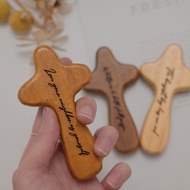 客製化十字架 福音商品 基督徒 手持禱告 基督教禮品 受洗禮物