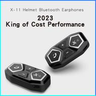 COD Arikasen Intercom Helm Bluetooth Headset Helmet Motorcycle - X-11 / intercom helm waterproof blu