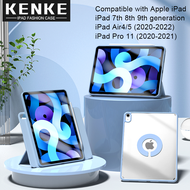 KENKE เคส ipad เคส iPad 2-in-1 เคสป้องกันแม่เหล็กหมุนได้ 360° ที่ถอดออกได้ iPad Air 5 2022 iPad Air 4 2020 iPad Pro 11 2021 ไอแพดรุ่นที่ 7 รุ่นที่ 8 รุ่นที่ 9 iPad Mini 6 Case