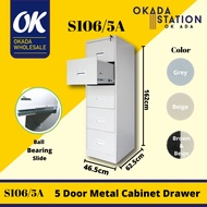 OKADA 5 Layer Drawer / S106/5A / Steel Drawer / Laci Besi / Steel Cabinet