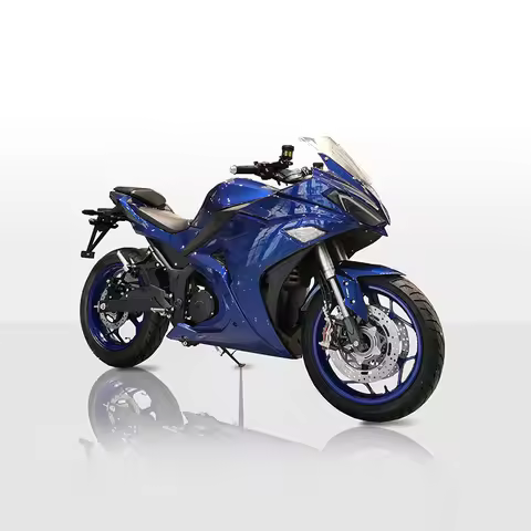 High-Speed 3000W/5000W/8000W Chain Drive Mid Motor Adult Electric Full Size Motorcycle with 130km/h 