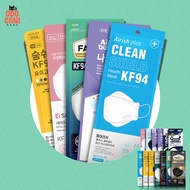 [10pcs] KF94 Mask Korea ( Air Queen Mask / Airwasher Mask / bluna kf94 / airish kf94 / good manner k