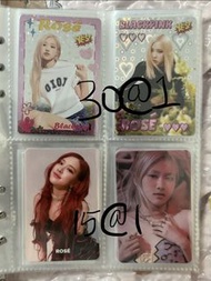 BLACKPINK Jennie Rosé Lisa Jisoo 官方小卡