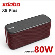 C139ลำโพง XDOBO X8 Plus 80W ใช้ได้กับบลูทูธไร้สายแบบพกพา10400Mah แบตสำรองสี่แกนรองรับ USB /Tf/aux