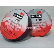 [READY STOCK] 5PCS *3M* Scotch 1710 Vinyl Electrical Tape / Black Tape/ PVC Tape/ Insulation Tape/ Wire Tape - Black