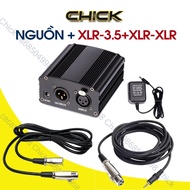 Nguồn Phantom 48V Dùng Kết Hợp Mic PC-K200 PC-K320 SM-8B PC-K600... Bảo Hành 12 tháng
