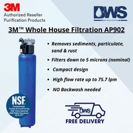 3M AP902 Outdoor Water Filter | Whole House Filtration By Patented Membrane & Pre-Activated Carbon B