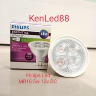 100% NEW PHILIPS LAMPU SOROT SPOTLIGHT 5W/5WATT 12V DC HALOGEN LED