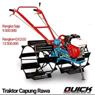 QUICK HONDA Mesin Bajak Sawah Capung Traktor QUICK + Mesin Honda ASLI