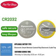 Panasonic BR2032 Button Wide Temperature Battery, Working Range-30°C To 80°C,, Suitable For Industri