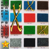 Planet Super Buana Plain Velvet Carpet by the Meter (Prayer Room, Exhibition, etc.) 0.5x2m 2-3mm