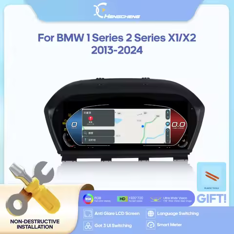 For BMW 1 Series Series X1/X2 F20/F52/F22/F45/F48/F49/F39 2013-2024 Digital Cluster LCD Dashboard Co