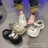 Women's Platform Coros Shoes Summer Cartoon Outdoor Wear New Sandals Women's Drooping Slippers Cool   Women's Slippers