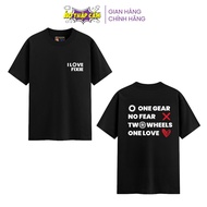 Áo Thun Đạp Xe Fixie Ngắn Tay Cotton ONE GEAR NO FEAR - FIXED GEAR x ÁO THẬP CẨM