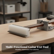High-Carbon Steel Fret End Dressing File Improves Playability Fret End Beveling File for Instrument 