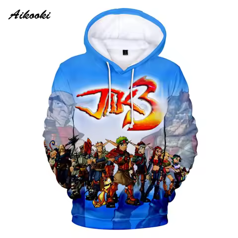 Hip Hop Popular Comfortable Game Jak and Daxter 3D print Hoodies Sweatshirts Men/Women Sweatshirt Ad