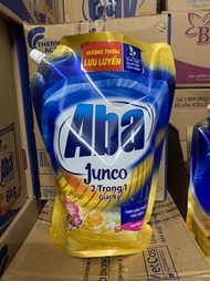 Túi nước giặt Aba Junco 2 trong 1 - màu vàng 2kg