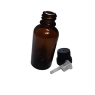 Thick amber glass inner dripper bottle