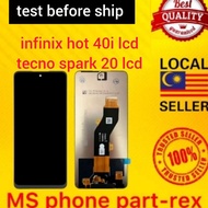 INFINIX HOT 40I LCD TECNO SPARK 20 LCD Infinix hot 40i lcd infinix hot 40i lcd Tecno spark 20 lcd te