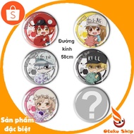 Set of 6 Anime Cells at Work Badges! - When Cells Work - Hataraku Saibou - Otakushop