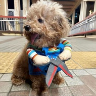 Dog Clothes Funny Transformation Costume Cut Funny Killer Upright Costume Halloween Clothes Funny Co