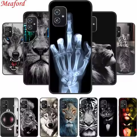 For Asus Zenfone 8 ZS590KS Phone Case Black Silicone Soft Back Cover Case For Asus Zenfone 8 Case Ze