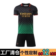 เสื้อฟุตบอล AC Milan 2425AC สามลูกทีมสีดำสำหรับผู้ใหญ่และเด็ก เสื้อผ้าฝึกซ้อมกีฬา เสื้อชุดทีมยูฟ่าแช