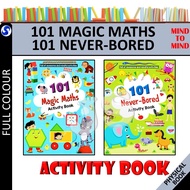 101 MAGIC MATHS / 101 NEVER-BORED ACTIVITY BOOK FOR KIDS - PRESCHOOLS - MIND TO MIND