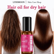 Rose Hair Oil Hair serum 60ml hair treatment hair oil for frizzy hair and dry hair Softens Hair