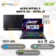 ACER NITRO 5 AN515-58|i5-12500H|8GB|512GB|RTX3050 4GB|15.6"|W11+OHS