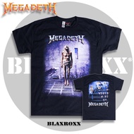 FASHION Blaxroxx เสื้อวง ลิขสิทธิ์แท้ MEGADETH® (MGD012) สกรีนลายคมชัด ผ้า Gildan Ultra Cotton TEE