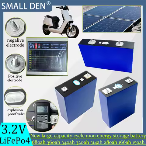 Class A 3.2V 680ah 360ah 340ah 314ah 320AH 150ah 166ah LiFePO4 Rechargeable DIY 12V 24V48V Suitable 
