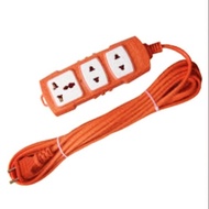 10M wired socket - 3 heat-resistant sockets 3000W