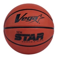 [Online Sports] VEGA ALL STAR Exclusive Wear-Resistant Particle Rubber Basketball (Orange) 7 OBR-736