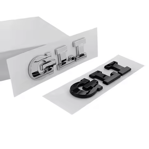 ABS Car Fender Side Emblem Rear Trunk Badge Sticker For Volkswagen VW GLI Polo BORA GOLF JETTA MK4 S