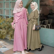 READY STOCK Nanami Baju Muslimah Fashion Long Dress Maxi Jubah Kurung Raya Casual Basic Simple Elegant