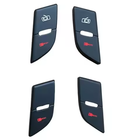 1Pcs For Audi D3 A8 Quattro 2004-2007 Front Door Lock Switch Button Cover [ Sold separately, not a s