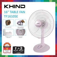 Khind 16" Table Fan TF1610SE TF1601AC 3 blades Kipas Meja 16Inch 3 daun Desk Fan Kuat Angin