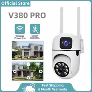 V380 CCTV Camera 4K 8MP CCTV outdoor surveillance camera PTZ color night vision motion detection IP6