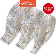 1yard  Self Adhesive Diamond Strip Diy Rhinestone Adhesive Backing Diamond Adhesive