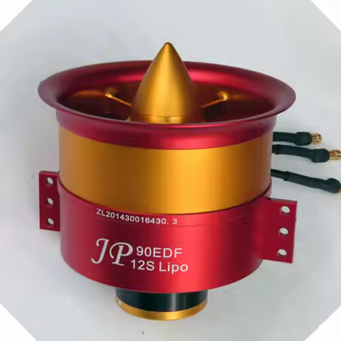 JP 90mm Full Metal Ducted Fan 90mm EDF with three Choice Brushless Motor: 4250 KV1750 Motor(6S),4250