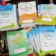 Buku Raport Madrasah anak tpq tpa  Paudqu  / Mdta ukuran kwarto minim order 10