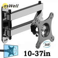 ASWELL LCD Monitor Bracket, Rotatable Wall Mount Computer Bracket, Universal Sturdy Extendable 10-37